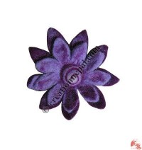2-step tie-dye flower felt brooch