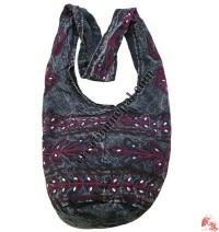 Embroidery and sitara lama bag