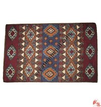 Wool embroidered small rug