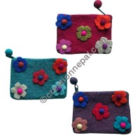 Five-flower felt coin purse1