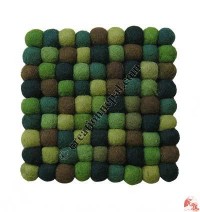 Square shape balls mat