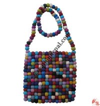 Square shape colorful balls bag