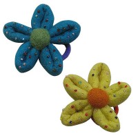 Beads decorated flower hairband3
