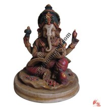 Guru Ganesh resin statue
