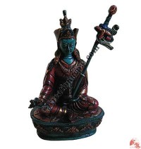 Resin Guru Rimpoche 8 inch statue (T.B. turq color)