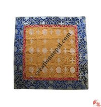 Lotus design square table cloth