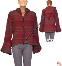 Stripes BTC fleece lining jacket