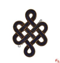 Lapis decorated small endless knot