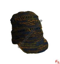 Cotton - hemp colorful hat