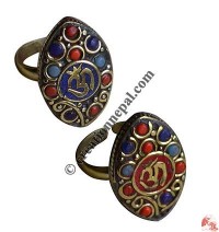 Decorated brass Finger ring