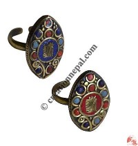 Decorated brass Finger ring2
