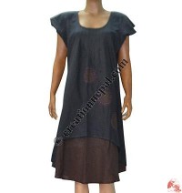 Cotton 2-layer dress