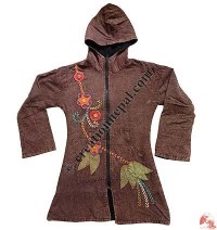 Shyama cotton hooded long coat1