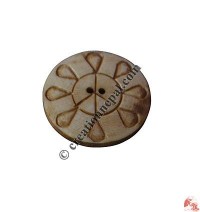 Carved bone button2 (packet of 10)