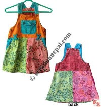 Shyama cotton patch-join kids dress