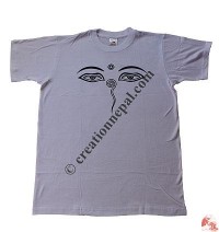 Printed Buddha Eye cotton t-shirt 2