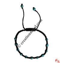 Tiny Turquoise beads wristband