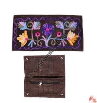 Cotton embroidered hand purse
