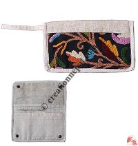 Embroidery patch BTC folding purse