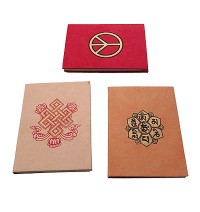 Peace, endless knot notebook