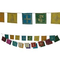Symbols: paper small prayer flags- 25 leaf