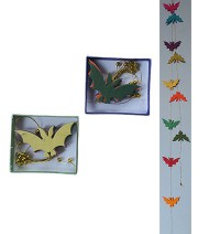 Large Bats Lokta paper decorative garland
