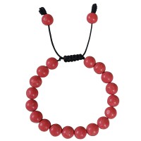 Pink Coral beads bracelet