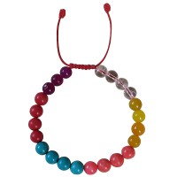 6-colour beads bracelet