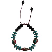 Multi-shapes beads bracelet
