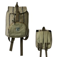 Kids size Hemp-cotton rucksack bag