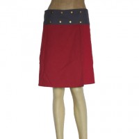 Red and Green reversible skirt