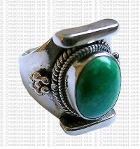 Turquoise stone finger ring 6
