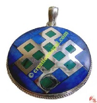 Round shape Tibetan pendant
