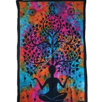 Printed cotton Large wall hanging