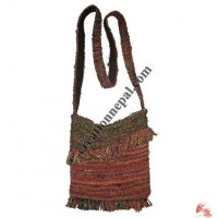 Recycled cotton and silk fabric bags
