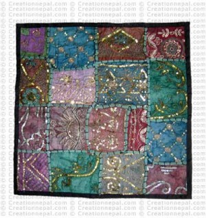 Rajasthani Jari-Sitara cushion4