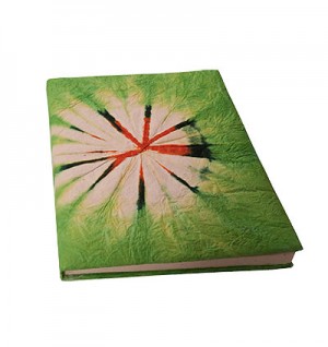 Tiedye cover regular notebook