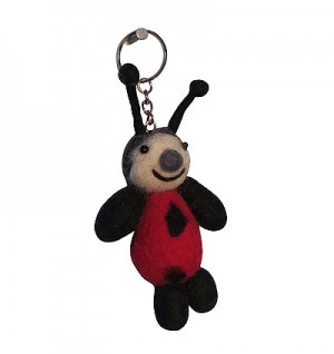 Felt antenna Joker key ring