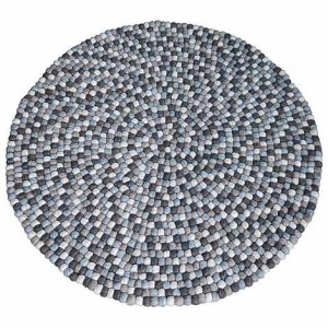 90 cm Circle shape felt rug