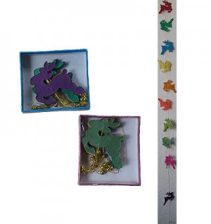 Deer Lokta paper decorative garland
