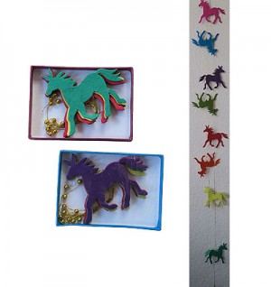 Large Horse Lokta paper decorative garland